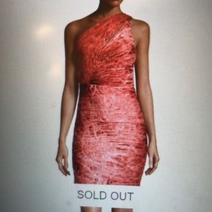 Halston heritage one shoulder dress  worn once